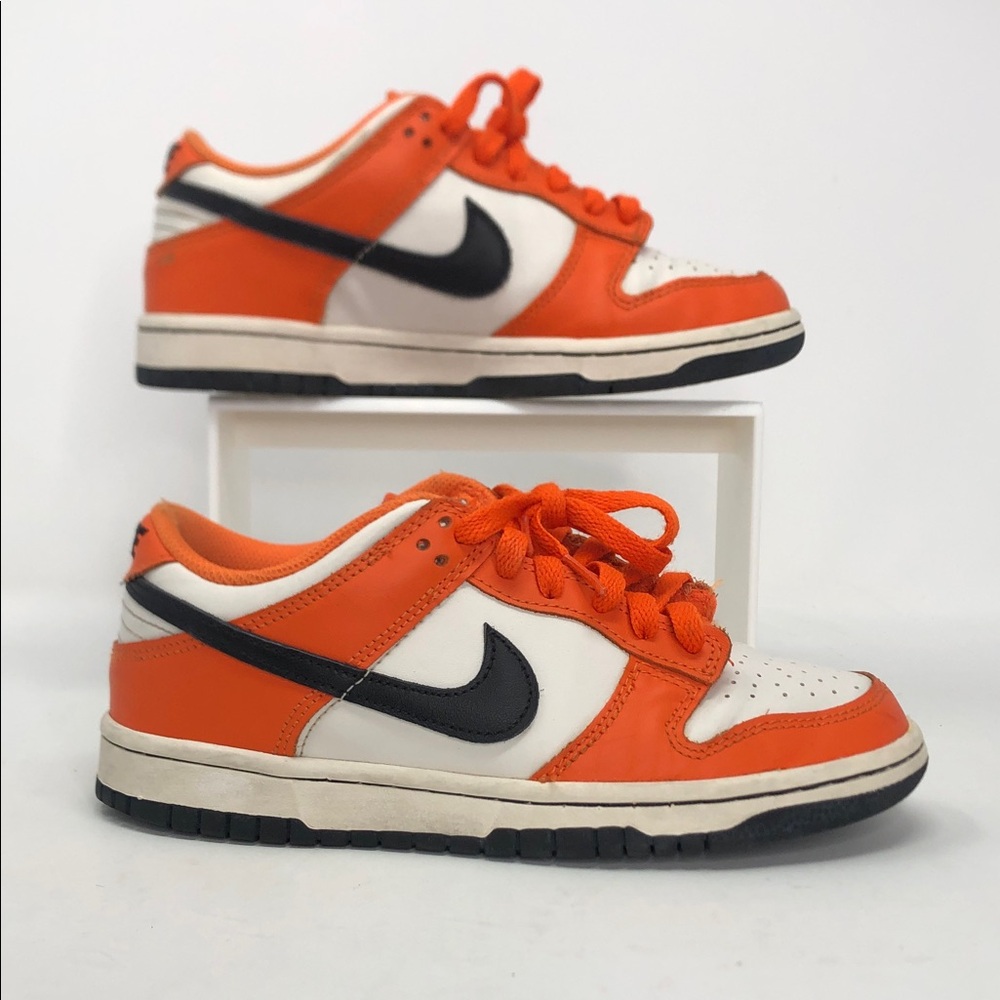 Nike Dunk Low (GS) Halloween Orange White DH9765-003 Youth Sneakers - Size 5.5Y